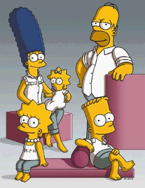  Los Simpson de manteles largos. La cadena Fox busca posicionar a la serie en el Libro de los Récords Mundiales de Guinnees.Internet.
