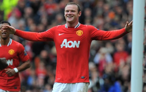 El Manchester United tiene 659 millones de aficionados. Wayne Rooney es una de las figuras del Manchester. Archivo.
