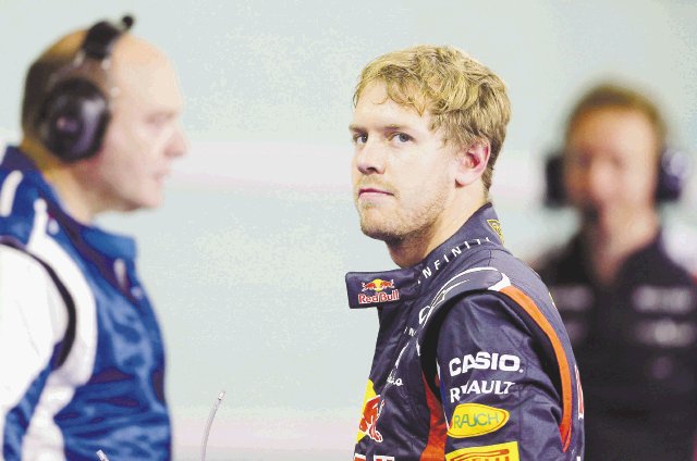 Vettel sancionado saldrá último. Sin duda el castigo es un duro revés para el líder del campeonato.Foto: EFE