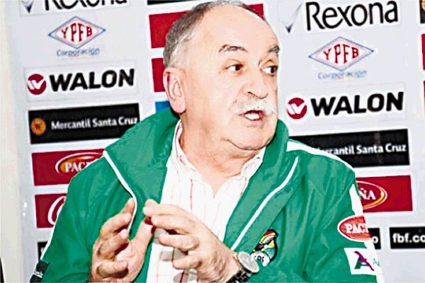  Azkargorta elogia a la “Sele”. Azkargorta llevó a Bolivia al Mundial de 1994. Internet.