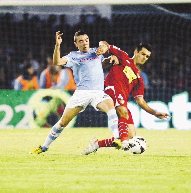 Sevilla cae 2 - 0 ante El Celta. Sevilla.