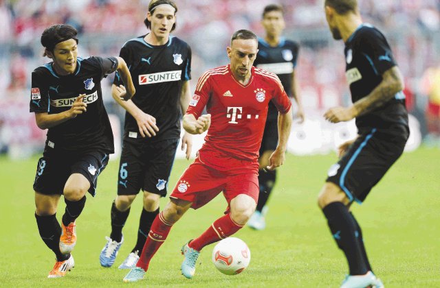El Bayern sigue intratable en la Bundesliga y el Schalke golea. El volante ofensivo francés se desatapó con dos anotaciones. Foto: AP.