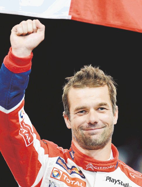  Sebastien Loeb es el dictador del rally. ¿Será la última celebración de un título para el francés Sebastien Loeb? AFP.