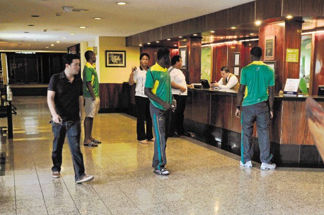 No lo ven como un “jamón”. Guyana llegó ayer al medio día, el equipo se hospeda en el Hotel San José Palacio. A. Otárola.