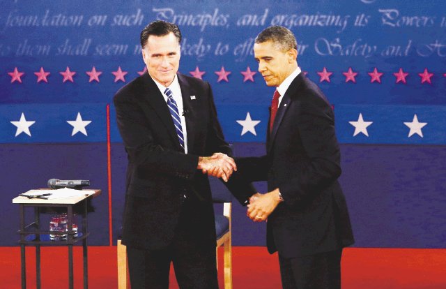  Obama le plantó la cara a Romney Anoche se realizó segundo debate presidencial en EE.UU.